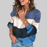 ALEXANDRA | MODERNÝ COLOR-BLOCK SVETER