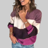 ALEXANDRA | MODERNÝ COLOR-BLOCK SVETER