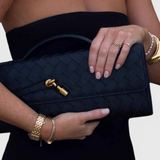 CLUTCH S OZDOBNÝM ZLATÝM UZLOM