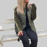 BARBORA | PATCHWORK PLETENÝ KABÁT PRE DÁMY