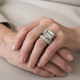 Vintage strieborné prstene s tyrkysom