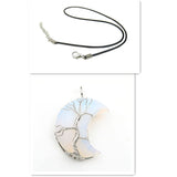 Náhrdelník so stromom života z mesačného kryštálu