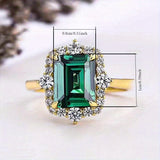 Prsteň Kráľovná smaragdu