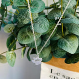 Strieborný náhrdelník s labkou