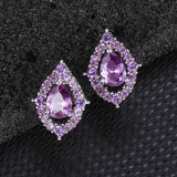 Náhrdelník a náušnice Nadine s ametystom