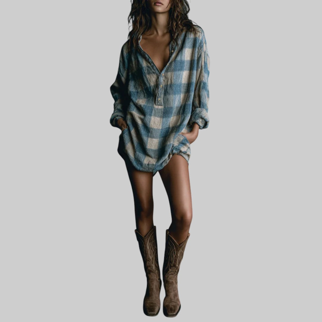 ELENA | PLAID MINI ŠATY
