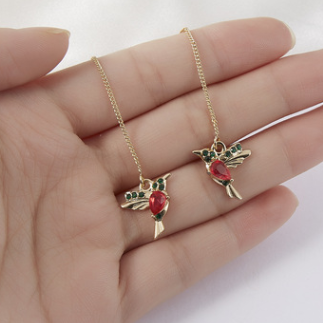 Náhrdelník a náušnice kolibrík