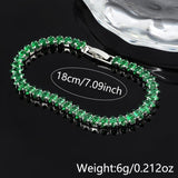 Náramok so smaragdovými kameňmi