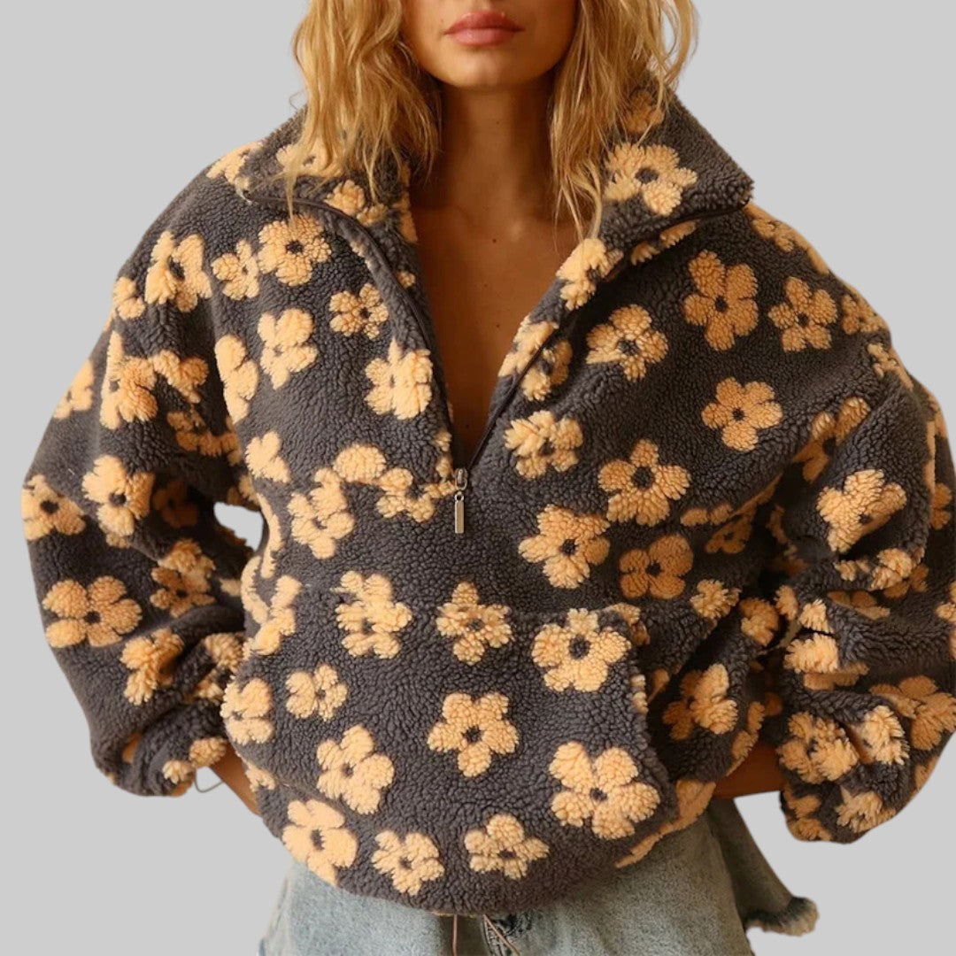 MÁRIA | BLOOM FLEECE PULÓVER