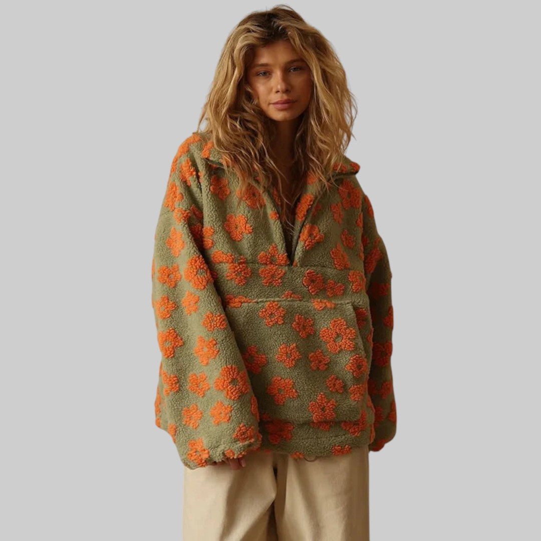 MÁRIA | BLOOM FLEECE PULÓVER