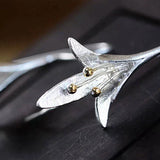 Strieborné kvetinové náušnice