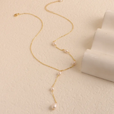 Strieborný náhrdelník so sladkovodnými perlami