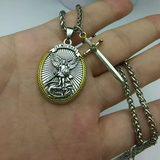 Dekoratívny retro náhrdelník pre mužov