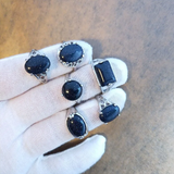 Súprava prsteňov z prírodného kameňa