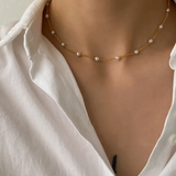 Náhrdelník na kľúčnu kosť s vrstveným dizajnom temperamentov