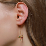 Náušnice Retro Bird Fashion