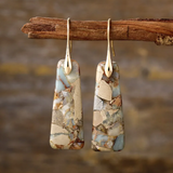 Náušnice s kameňom cisára