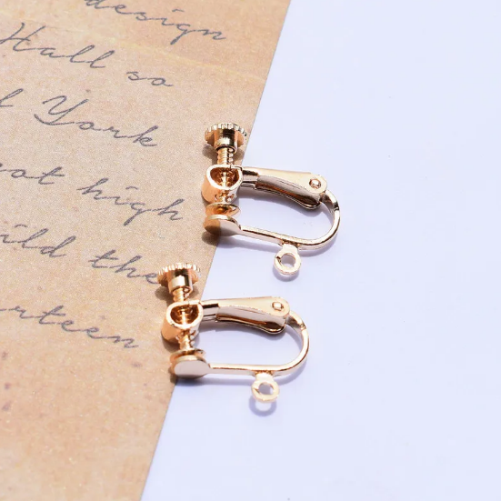 Háčiky na náušnice pokovované meďou