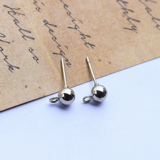 Háčiky na náušnice pokovované meďou