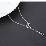 Krátky náhrdelník s hviezdou mesiaca