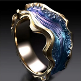 Prsteň s diamantom v živici