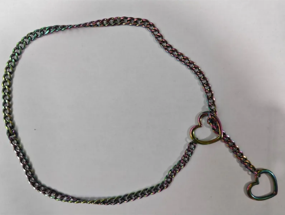 Oceľový srdcový náhrdelník