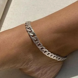 Náramok na členok s retiazkou na plážové prázdniny