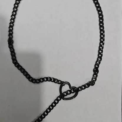 Oceľový srdcový náhrdelník