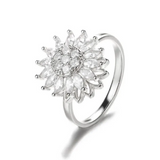 Otočný prsteň so slnečnicou