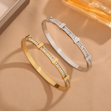 Dvojvrstvový zirkónový náramok