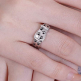 Prsteň na obojok s odtlačkom mačacej labky