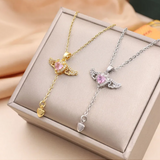 Náhrdelník Cupido Srdce Krídla anjela