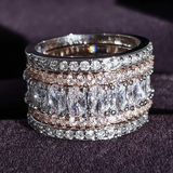 Jednoduchý dámsky prsteň s kameňom