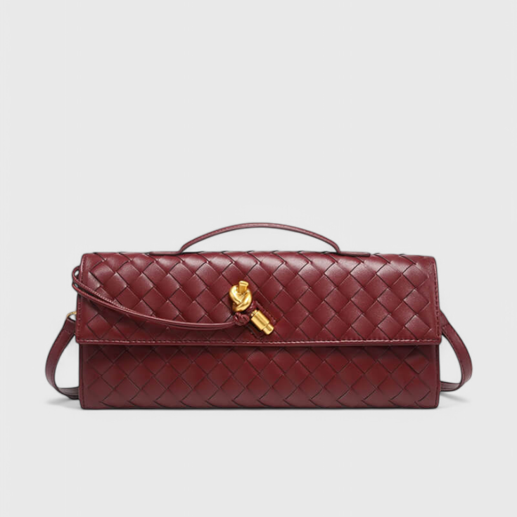 CLUTCH S OZDOBNÝM ZLATÝM UZLOM