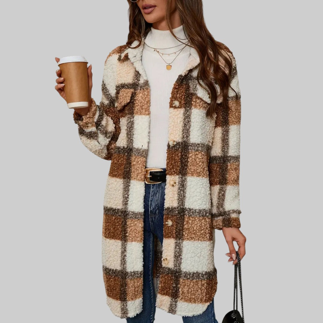 MARTINA | KOMFORTNÁ KÁROVANÁ TEDDY BUNDA
