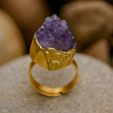 Prsteň Lara s ametystom