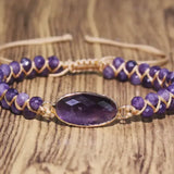 Elegantný náramok s ametystom